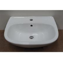 Semi Recessed Oval Basin