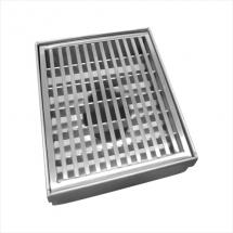 SS floor drain 100mm outlet - Heelguard